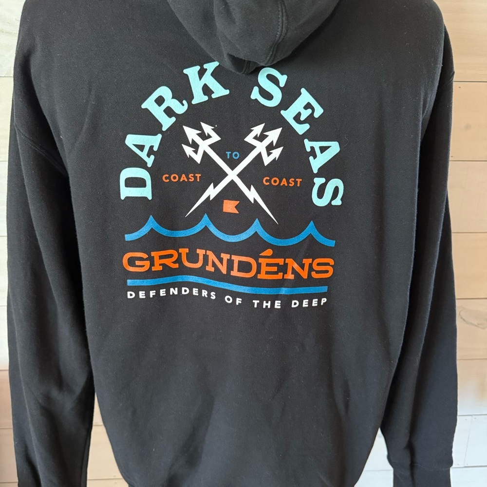 Men's Grundens Circulation - Fleece Sweatshirt - Picture 4 of 5